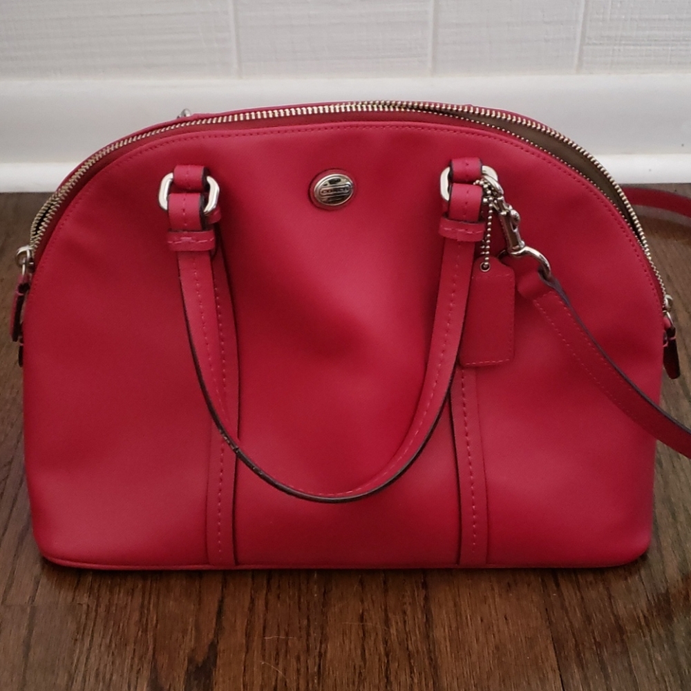 Red Coach Satchel